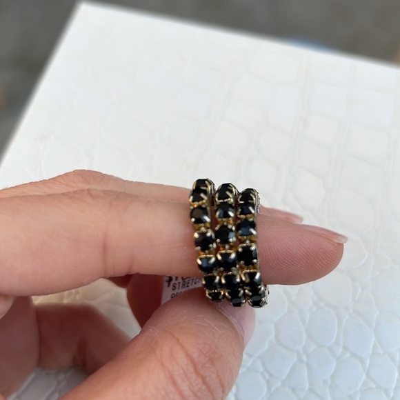 Stack Rings Black - Picture 4 of 4